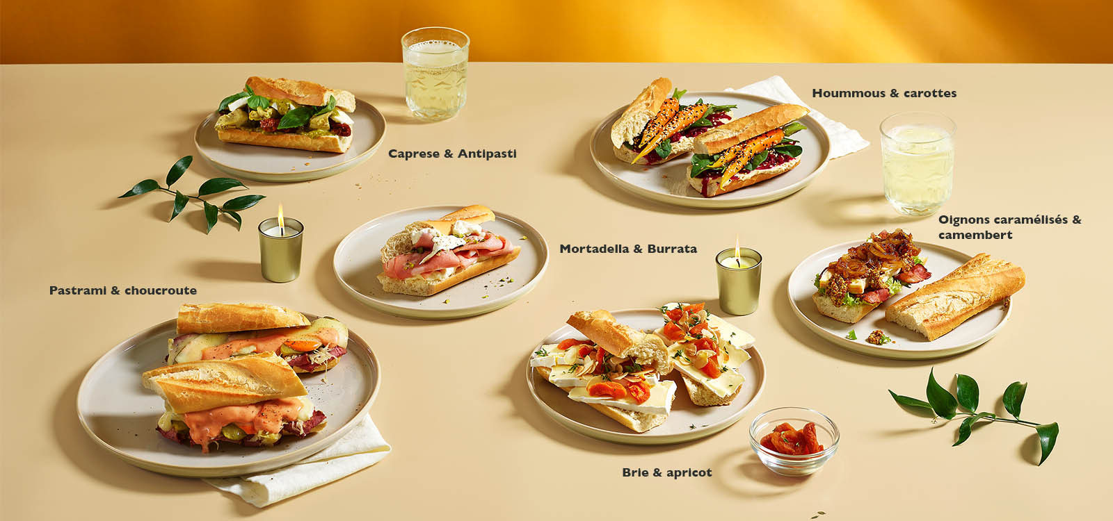 6 Baguettes - 6 Ways